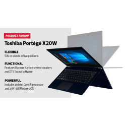 Toshiba Portege X20W-E | Refurbished | Intel Core i5 8th Gen | Touchscreen 2-in-1